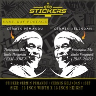 Sticker Tok Guru Nik Aziz kiri & kanan saiz besar