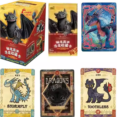 KAYOU Genuine Official How To Train Your Dragon Card Dragon Hunt Wind Rider Pack Movie Cartoon Anime