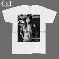 (Free Sticker) AXL ROSE R*OLLINGST*NE MAGZ TSHIRT | GNR 085 | GUNS N ROSES CNTGARAGECLOTHING VINTAGE