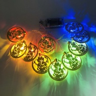 🌙2024 New1.65M 10LED Light Deepavali Light Battery Powered Fairy String Light LED Deepavali Hari Raya Decoration Lights