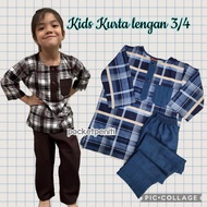 Boys' kurta shirt, boys' cotton kurta, 3 sleeves,/4