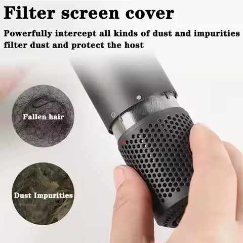 Detachable Hair Dryer Filter Cover Hair Dryer Attachment Part Opening Design Outer Filter Cover Dust