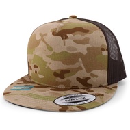 Trendy Apparel Shop Flexfit Brand 5 Panel Classic Trucker Flatbill Mesh Snapback Cap