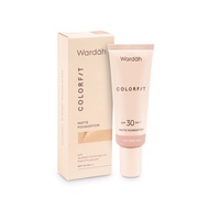Wardah Colorfit Matte Foundation SPF 30 PA+++ 35ml | Bb CC DD Cream, Foundation, Liquid