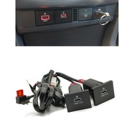 Compatible for Ford Focus 2 mk2 2009 2010 2011 Car Quick Charger DoubleType C PD Phone Charging Ada