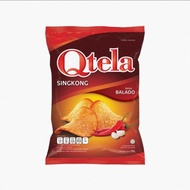 qtela keripik singkong balado 60 g