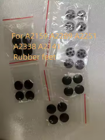 4pcs Bottom Case Rubber Foot Stand Laptop Replacement Feet Base For Macbook Pro A2159 A2289 A2251 A2