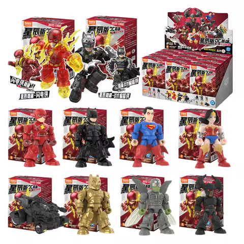 Blokees Justice League Batman Superman DC Heroes Series Defender Version Vol.2 Collectble Models Toy