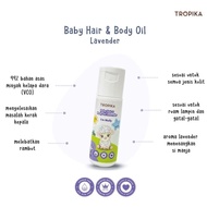 Original Tropika Baby Hair & Body Oil Melebatkan Rambut, Melembapkan Kulit, Merawat Ekzema, Ruam, Ku