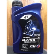 ELF 10W30 MOTO 4 SCOOTER with GEAR OIL