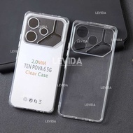 Tecno Pova 6 5G Tecno Pova 6 Pro 5G Softcase Clear 2.0mm Case Bening Tecno Pova 6 5G Tecno Pova 6 Pr
