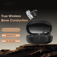 【Online】 True Bone Conduction Bluetooth Earphones Tws Open Ear Clip Wireless Headphone With Mic Sports Headsets For Essonio
