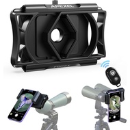 360° Telescope Phone Adapter, Upgraded Binocular Photo Adapter for Android & iPhone, Smartphone Moun