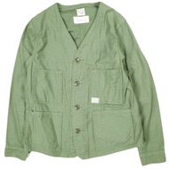 orslow x BEAMS fennica Special Order Made in Japan Railroad Jacket Size 0 Olive Military Utility Out