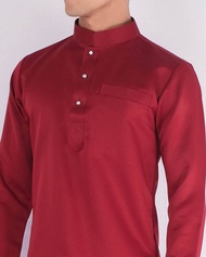 Baju Melayu Maroon by ADNAA