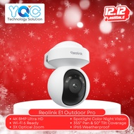 Reolink E1 Outdoor Pro 8MP/4K PTZ WiFi Camera with Spotlight, Color Night Vision, 3X Optical Zoom, A