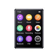 【New arrival】 2.4 Inch Full Screen Mp3 Mp4 Walkman Bluetooth-Compatible Speaker Portable Touch Scree