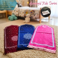 Almunqid custom children's prayer mats with star name series sejadah budak sejadah custom nama