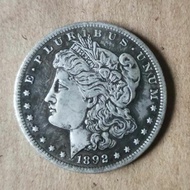 Silver Coin Silver Dollar 1892 American Can Blow Silver Dollar Morgan Coin Collection Silver Dollar 