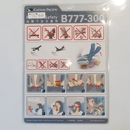 國泰航空 Cathay Pacific
B777-300 (2010's Ver.)
機上安全須知卡 Safety Card