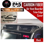 🔥SG SELLER🔥Honda Jazz Fit GK3 GK5 Air Vent Trim Aircon Vents Border Frame Carbon Fiber Accessories