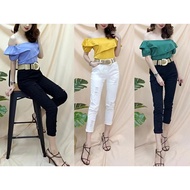 B0001 JV Quality off shoulder cotton blouse highly stretchable