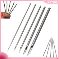 corkh 10Pcs 12/14/16/18/20G Surgical Steel Disposable Piercing Needles for Navel Nose