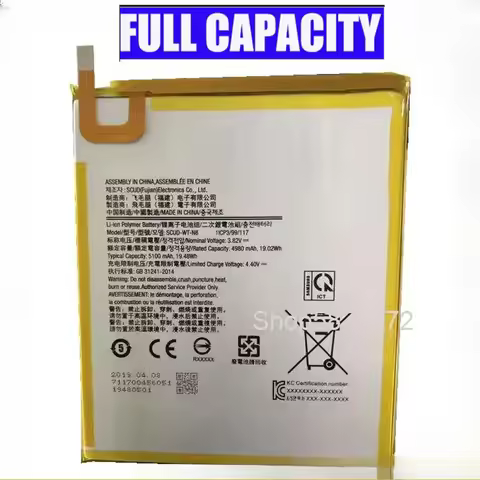 For samsung Galaxy Tab A T295 T290 Genuine Tablet Battery 5100mAh SCUD-WT-N8 For Samsung Battery SWD
