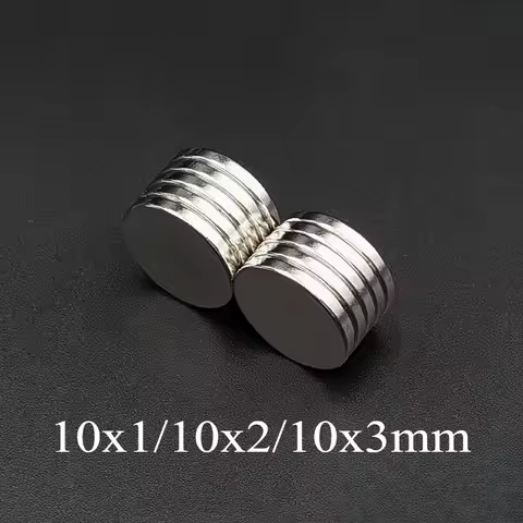 10x1/10x2/10x3mm circular magnet - suitable for DIY, crafts, whiteboards, and office organizations, 