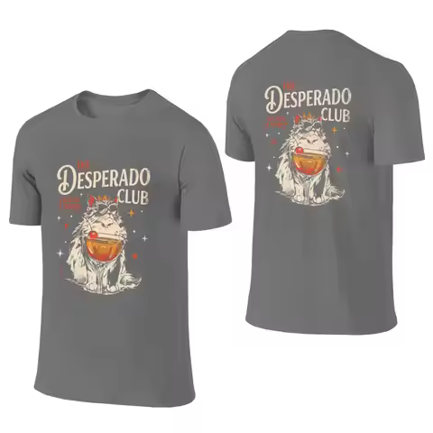 Princess Donut Approved The Desperado Club Slightly Wide Reversible T-shirt Versatile Simplicity Emb