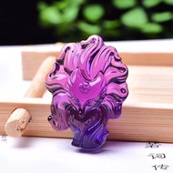 Delivery Fox Fairy DIY Nine-Tailed Fox Pendant Wholesale Pendant Necklace Nine-Tailed Fox Amethyst F
