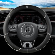 MG Leather Steering Cover 38cm Diameter MG HS ZS EP ZR TF MG5 MG3 MG4 EV 4 5 6 GM Mulan VS HEV Exten