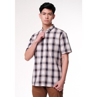 KEMEJA MOC Men's Short Sleeve Shirt TIAMO BESTBUY-WHITE