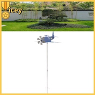 Outdoor　Airplane Wind Direction Indicator Weathervane, Wind Spinner Windmill,for Yard Garden Patio Lawn Roof Garage, Gazebo,　Garden Decorations