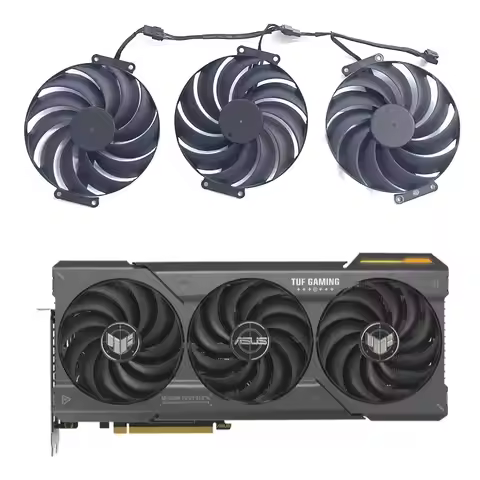 100MM CF1015U12D T129215SU FD10015M12D Graphics card fan For ASUS TUF Gaming Radeon RX 7700 XT RTX 7