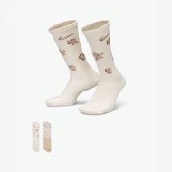 2 Pairs U NK ED PLS CSH CRW Socks, Unisex Crew Long Sock Promotional Package, FN9136-900