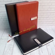 Agenda Notebook Thick Magnetic Leather Notebook A5