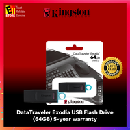 KINGSTON PENDRIVE DATATRAVELER EXODIA USB 3.2 FLASH DRIVE  64GB /128GB / 256GB  - DTX/64GB  DTX/128G