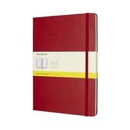 MOLESKINE 經典紅色硬殼筆記本 XL 方格 - 燙金服務