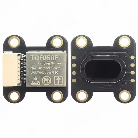 TOF050F Laser Infrared Distance Sensor Module MODBUS IIC Serial Connect 3V-5V with PH1.0MM 6PIN Cabl