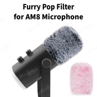 Universal Windscreen for FIFINE AM8 Microphone Furry Wind Muff Pop Filter Microphone Muff Wind Cover