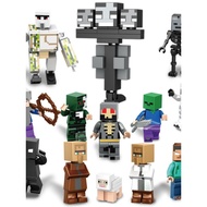 Minecraft Withered Evil Spirit Dark Monarch Witch Entity 303 Diamond Sword Children's Building Block