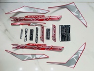 Đủ bộ tem decal 3 lớp dán xe máy Honda click thái 125 click 125i màu đỏ trắng kèm thông số zin thái 