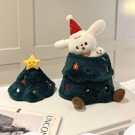 Christmas Gift Hide and Seek Doll Mark Puppy Plush Pattern Ragdoll Christmas Tree Doll Girl I7O4