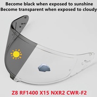 Xuming Photochromic Visor สำหรับ SHOEI RF1400 RF-1400 NXR2 CWR-F2 Z8 CWR-F2R X15 X-15 X-Fififteen X-