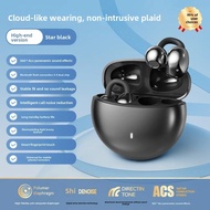 Q87 Earphones 【 Black Color Only 】 Clip-On Open Ear Wireless Bluetooth HiFi Noise Cancelling with Mi