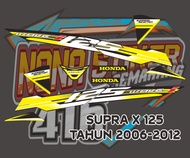 STIKER STRIPING DECAL MOTOR SUPRA X 125 TAHUN 2006-2012 SUPRA X BATMAN WAVE I 125