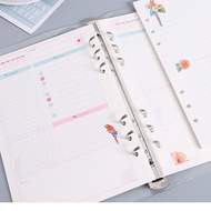 A5 6-hole color notebook Refill planner A5/ planner/convenient notebook