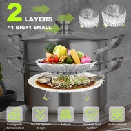 Stainless Steel Extendable Steaming Rack Steamer Tray Rack Kukusan Pengukus Lipat Kitchenware