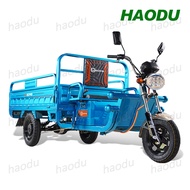 Haoduebike รถสามล้อไฟฟ้าบรรทุก รถกระบะไฟฟ้า รถสามล้อไฟฟ้าสา กระบะ บรรทุก มอเตอร์ 60V1000วัตต์ ประหยัดเงิน ทนทาน ประกอบเสร็จพร้อมขับขี่